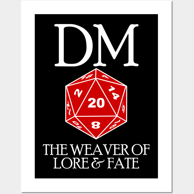 DND DM Wall Art by Bingeprints